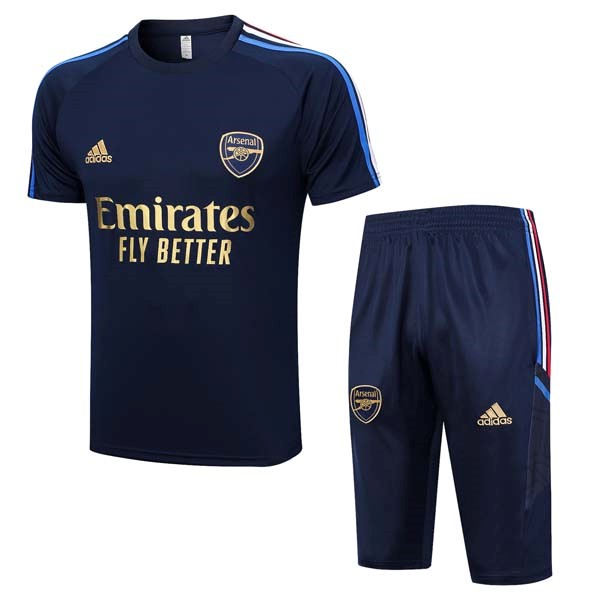 Trikot Entrainement Arsenal Komplett Set 2023-24 Blau